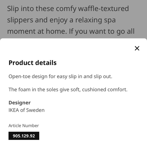 IKEA House Slippers - Picture 2 of 7